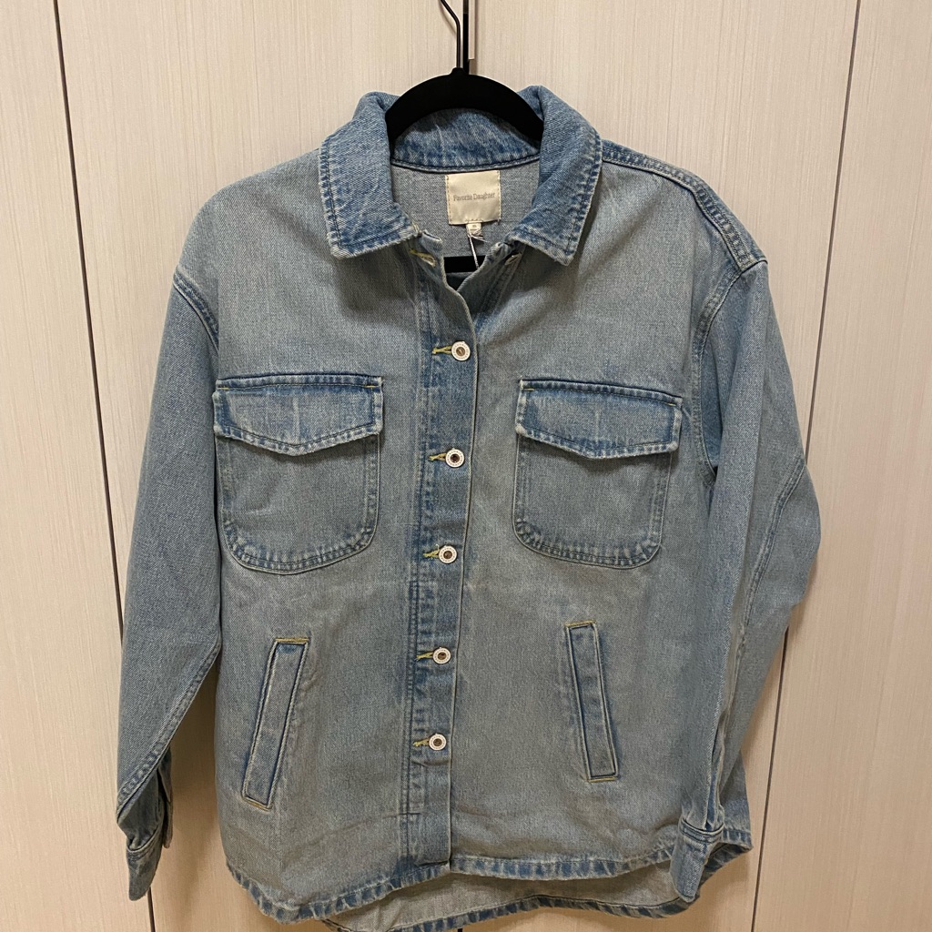 Favorite Daughter Denim Shacket Brand New